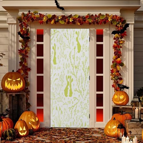 Susiyo Spring Green Rabbit Halloween Door Cover