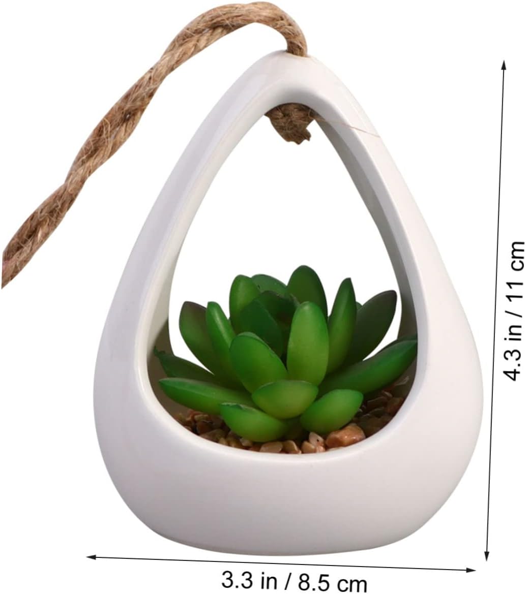 Artificial Succulent Desktop Decor Small Potted Plant Ornament