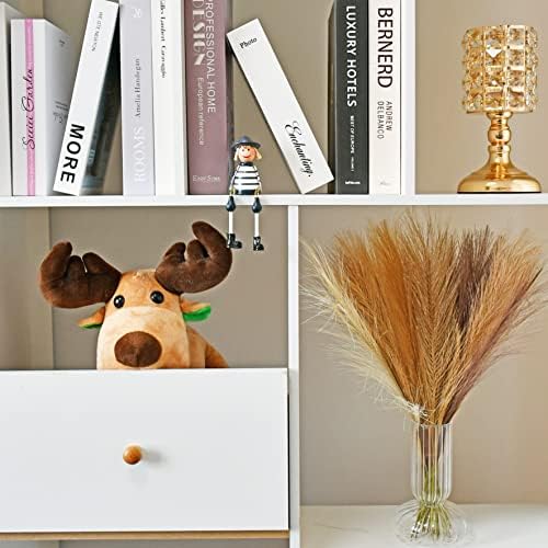 Mandys Shades of Brown Silk Pampas Grass Bouquet 20 Stems