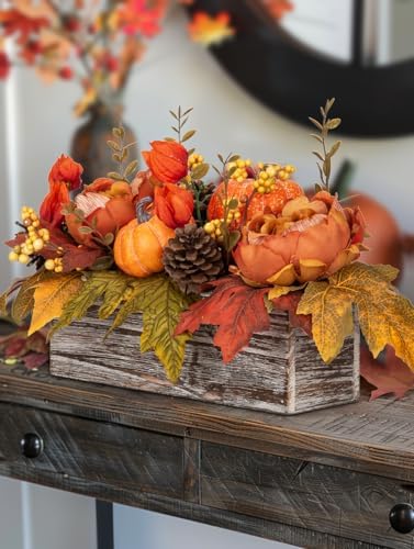 DILATATA Fall Decor Autumn Harvest Centerpiece