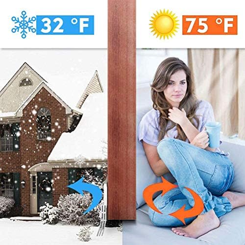 YEmirth 2 Pack Door Draft Stopper White
