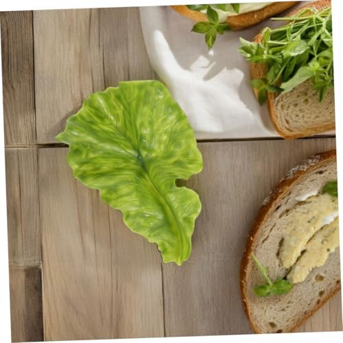 Luxshiny 10pcs Lifelike Fake Leaves Artificial Vegetables for Home Decor Kitchen Displays and Photography Props