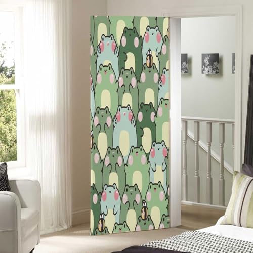 Susiyo Cute Chubby Frog Halloween Door Cover