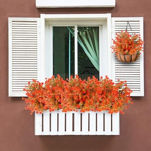 Sggvecsy 12 Bundle Artificial Eucalyptus Plants for Fall Decor