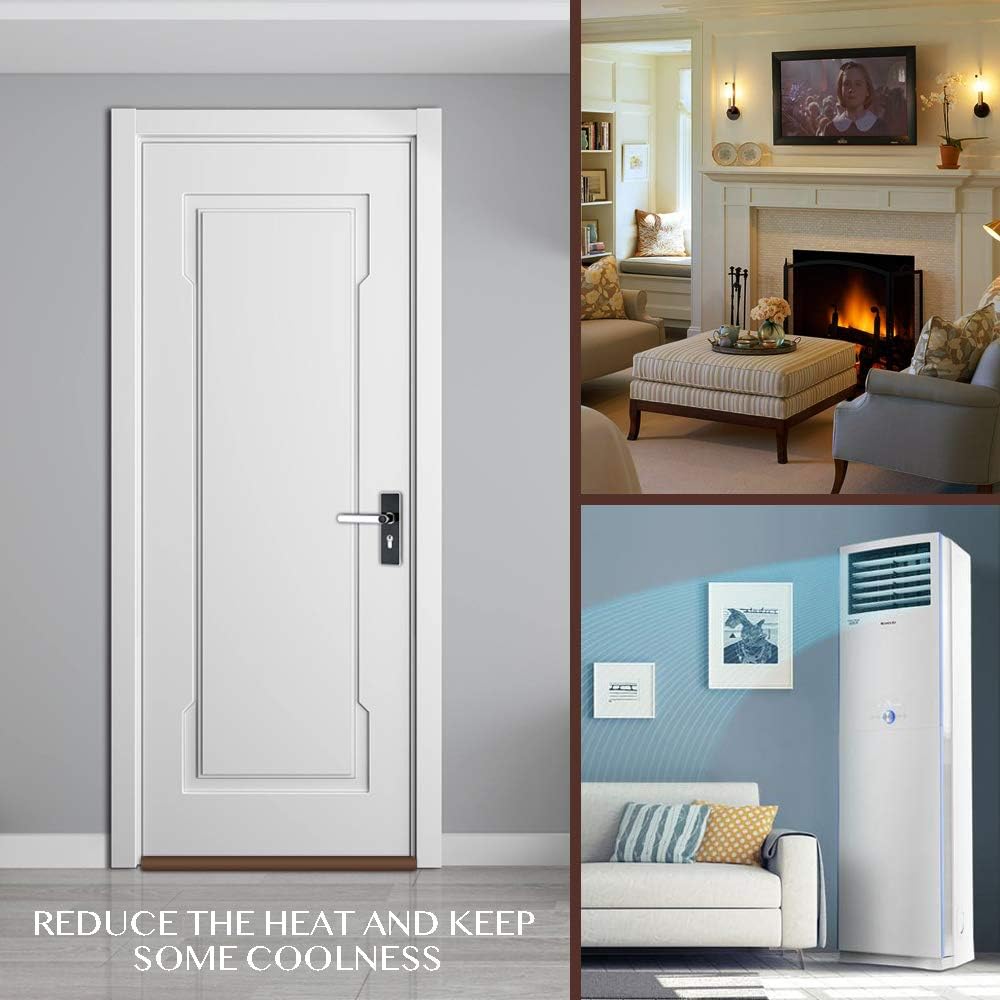 Waterproof Twin Door Draft Stopper 30 to 36 Inches Adjustable