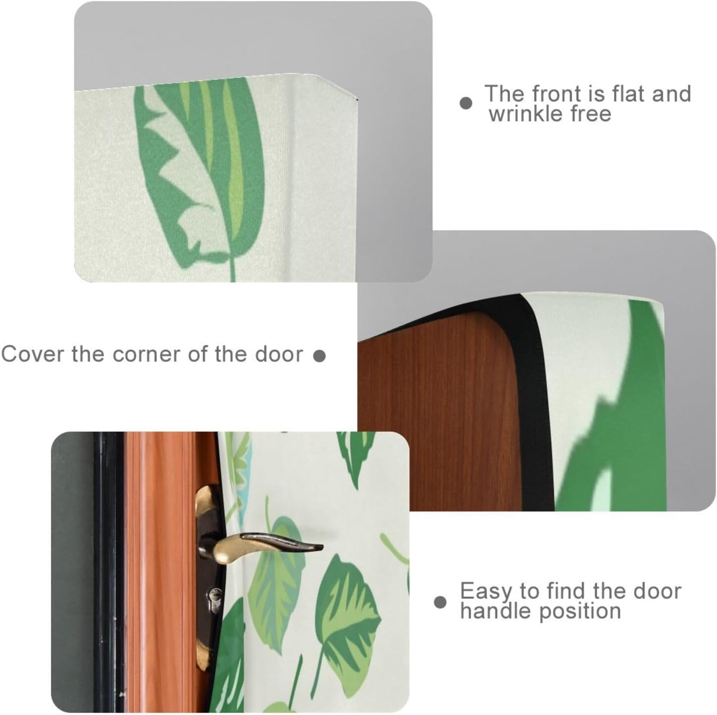 Susiyo Autumn Leaves Halloween Door Cover 32x79 in