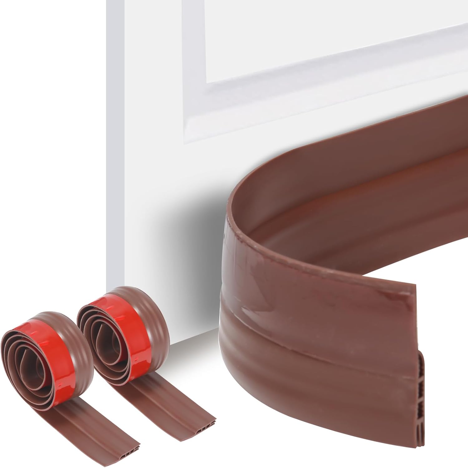 Xiaohemiao Draft Stopper 2 Pack - Silicone Door Sweep for Bottom of Door