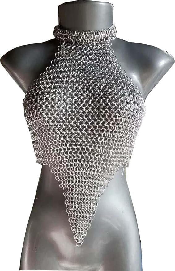 Aluminum Battled Chainmail Top Kew 052