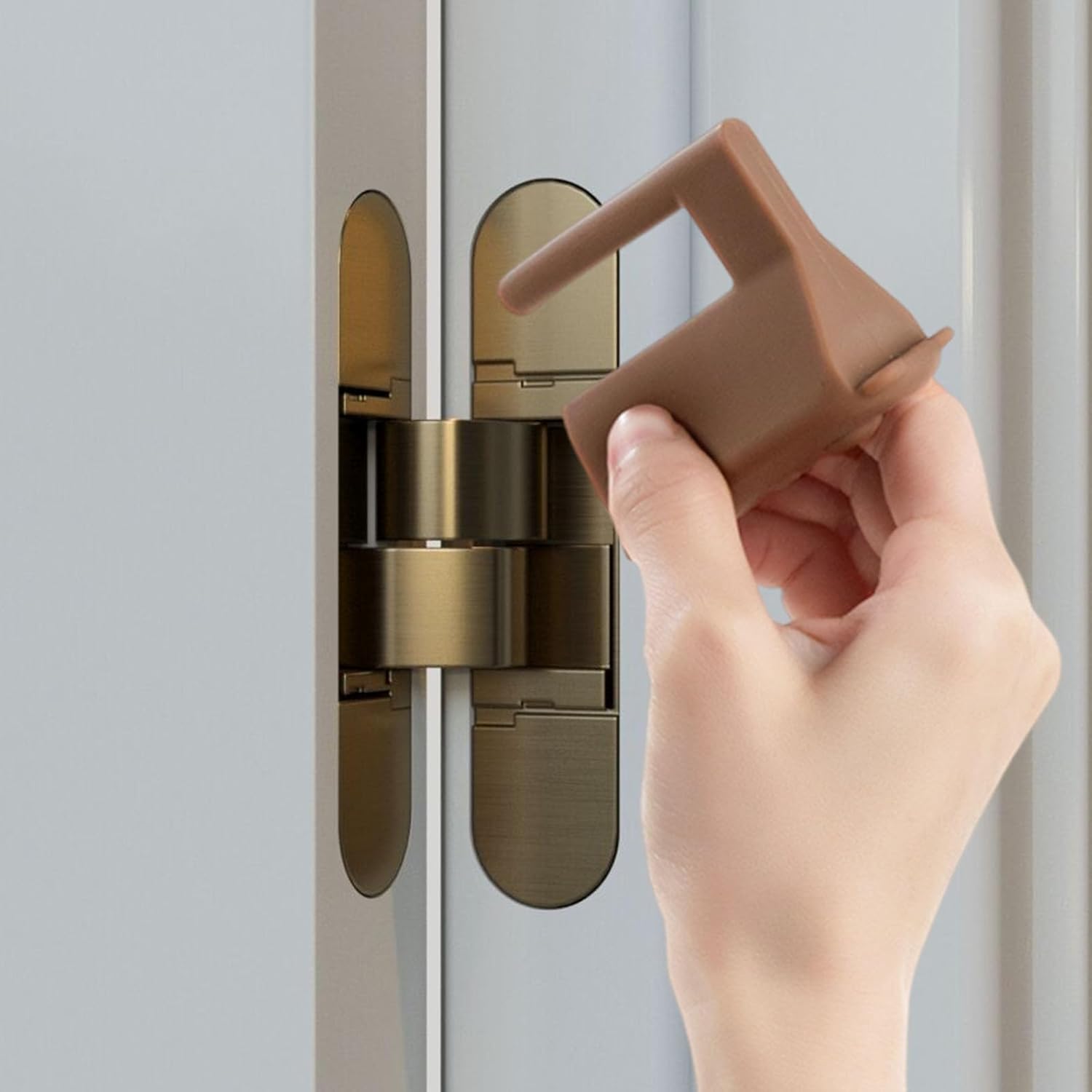 BLULILY Silicone Concealed Door Draft Stopper