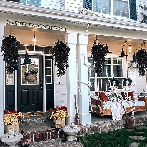 RECUTMS Artificial Hanging Eucalyptus Plant for Wall and Outdoor Decor