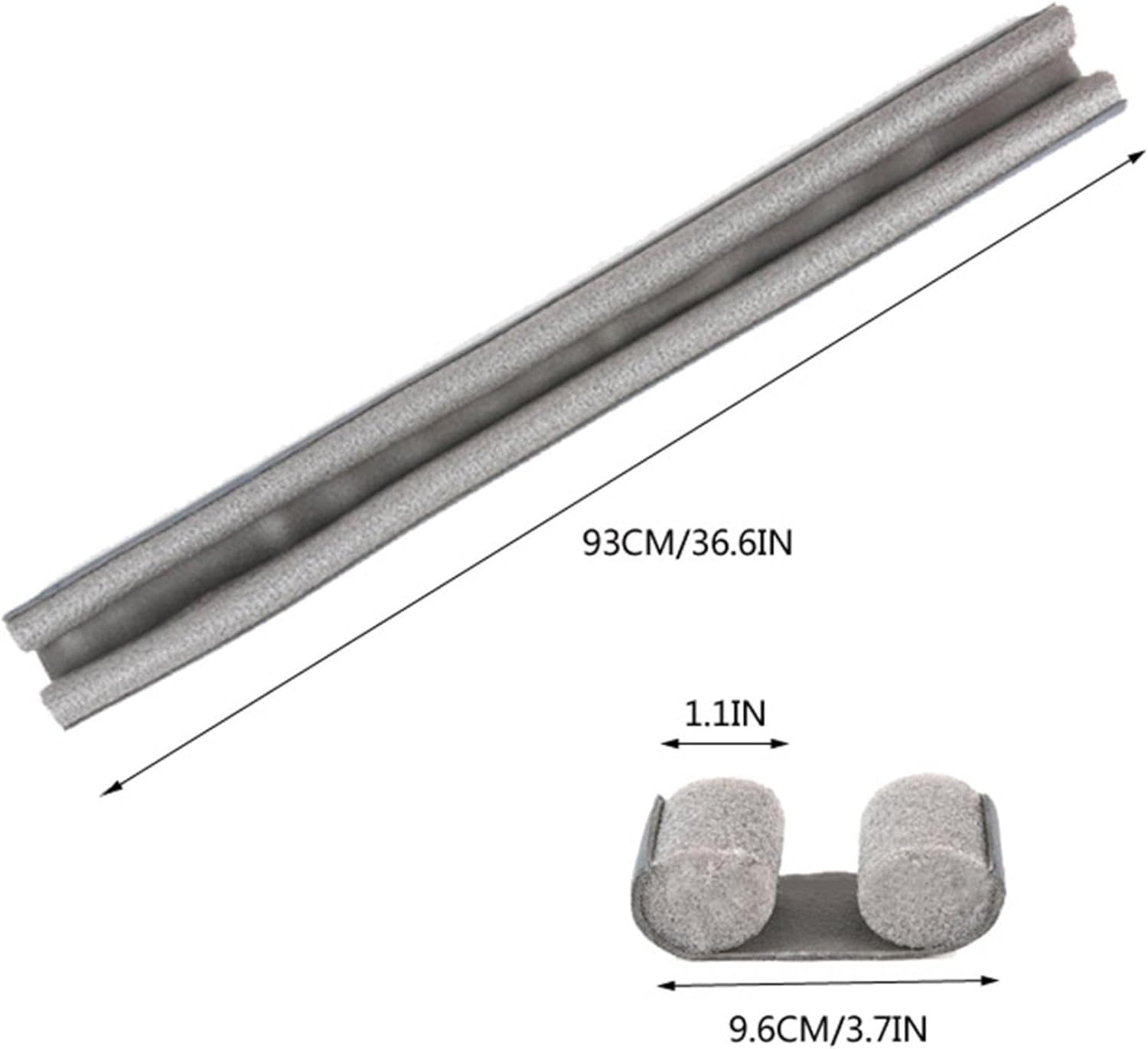 Door Draft Stopper for Bottom of Doors - 366 Inch Adjustable Sweep