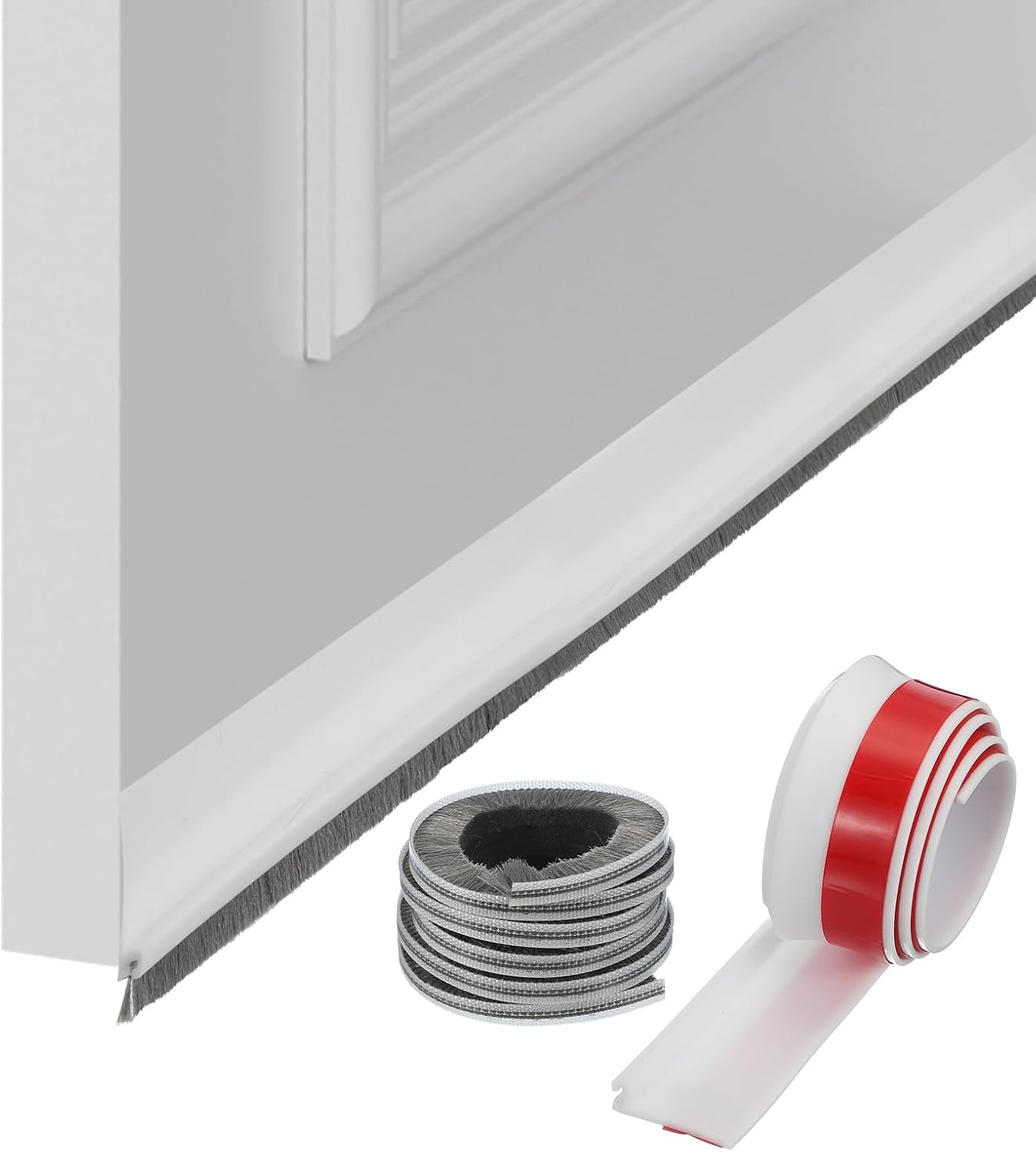 Uxcell Door Bottom Sweep 39x2 Inch Adhesive Silicone Seal