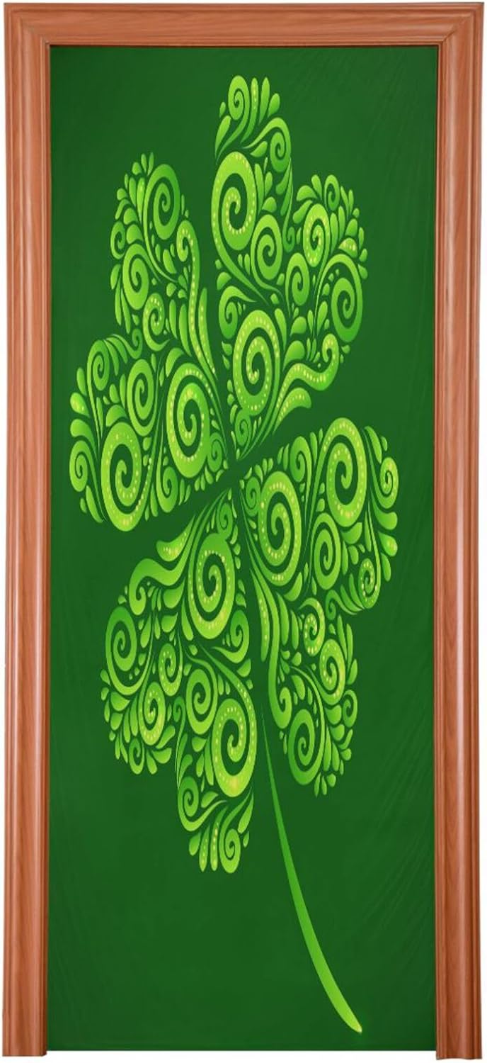 Susiyo Lucky Clover Door Decoration 32x79 in