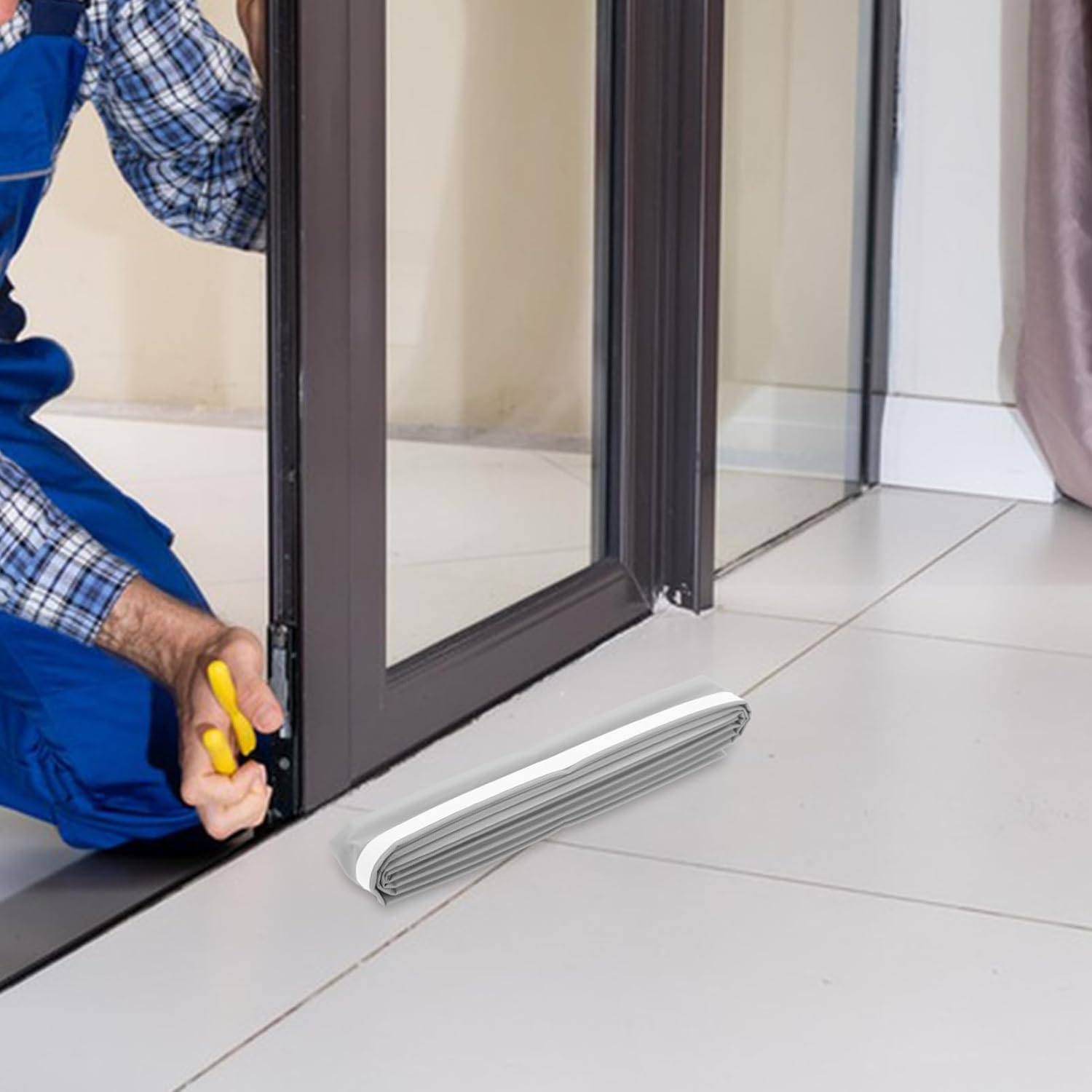 WOONEKY Mm Flexible Door Bottom Weather Stripping Seal Strip for Windows