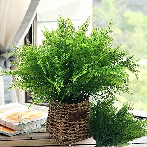 CATTREE Artificial Ferns Shrubs Bushes 4 Pack