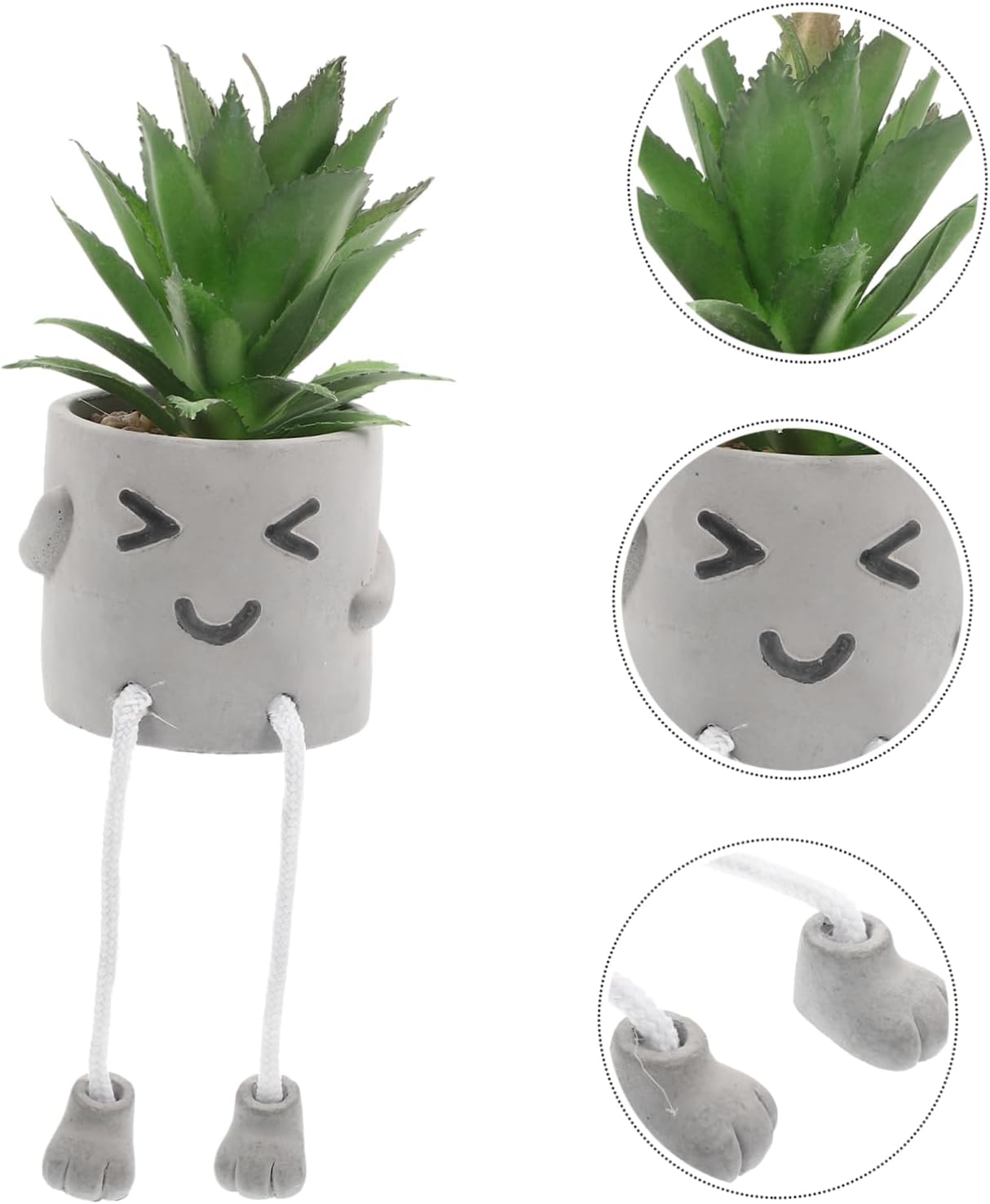 Faux Potted Plant Succulents for Home Decor