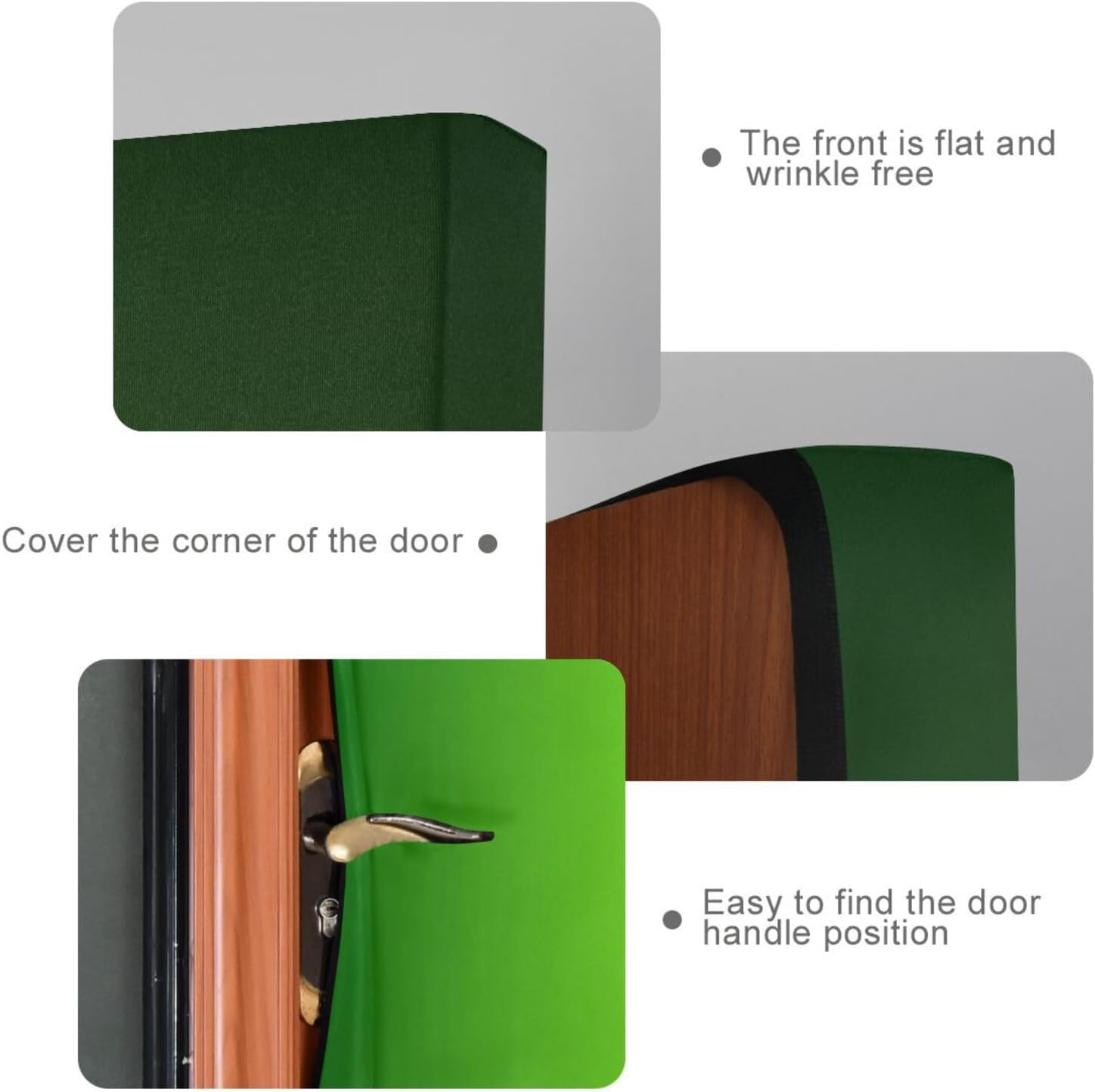 Susiyo Green Clover Leaf Halloween Door Cover 32x79 in