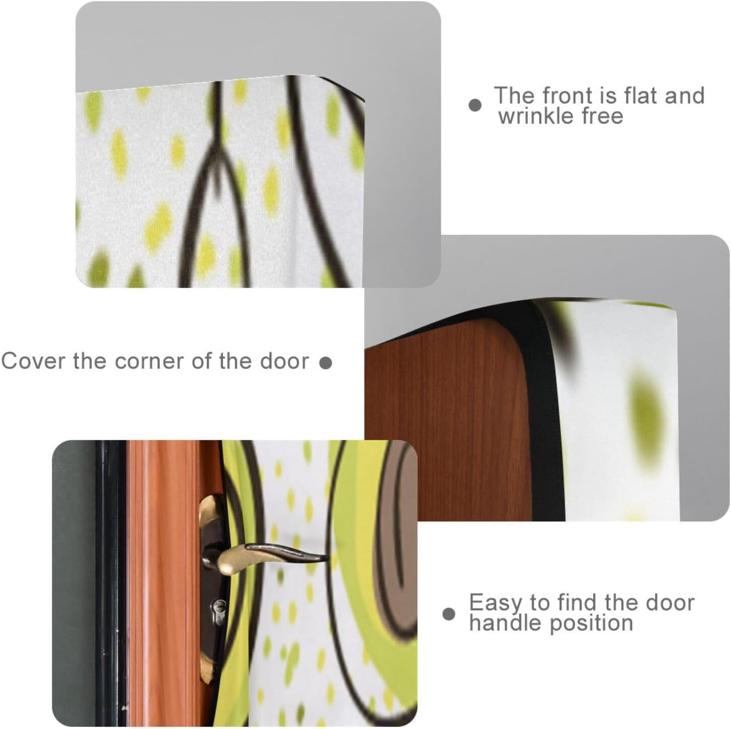 Susiyo Halloween Door Cover 32x79 in Stretch Fabric