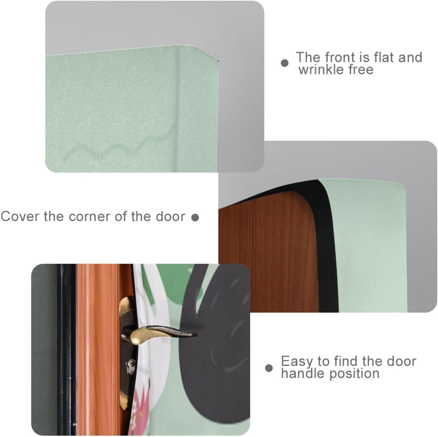 Susiyo Green Two Swans Halloween Door Cover