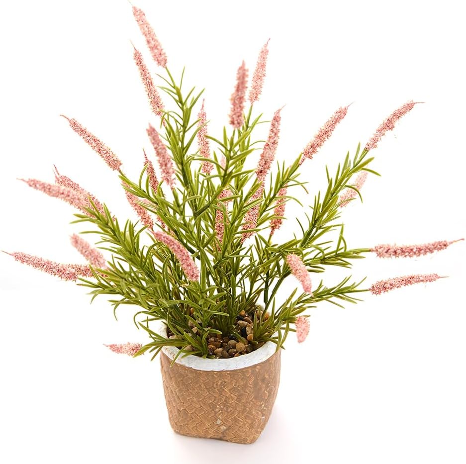 Artificial Sage Plants 142 Inches Tall for Office Desk Shelf