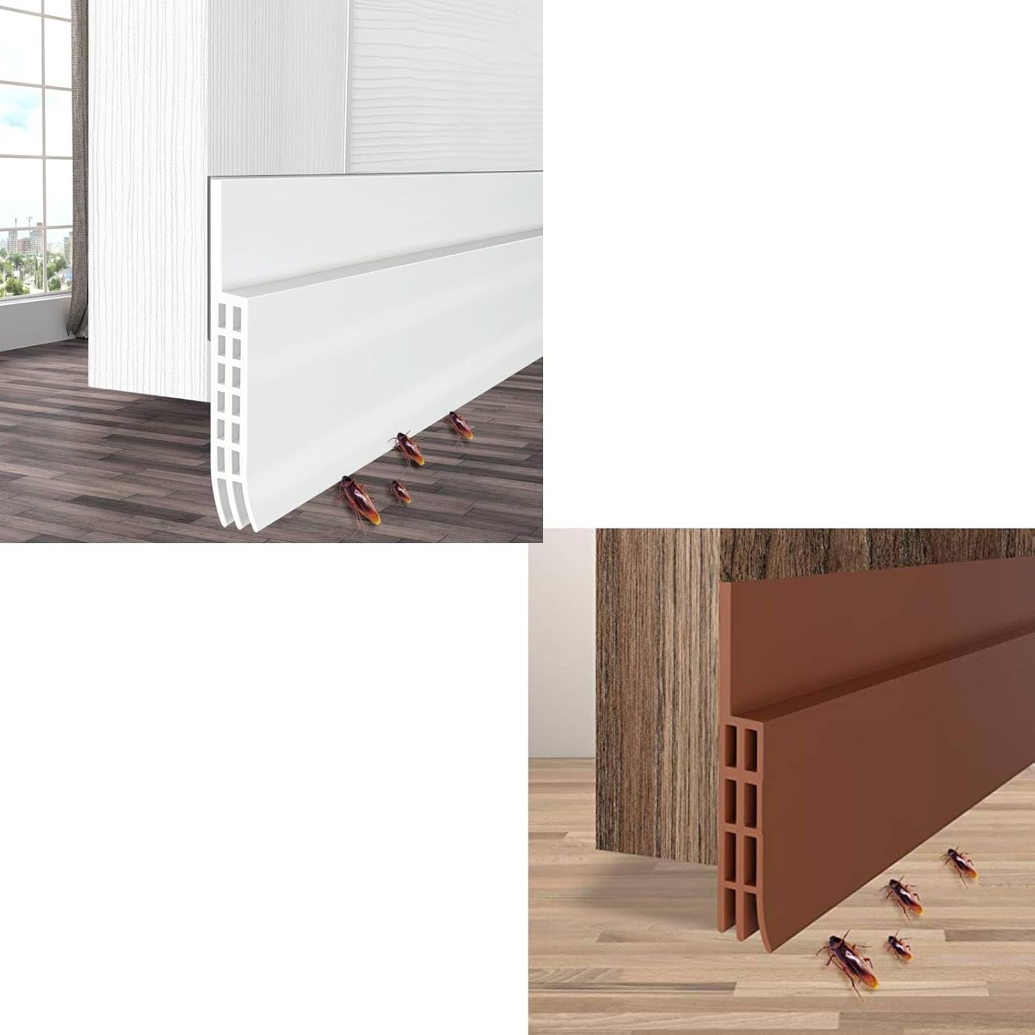 Ohuhu Under Door Draft Stopper Seal Strip 394 In x 335 In