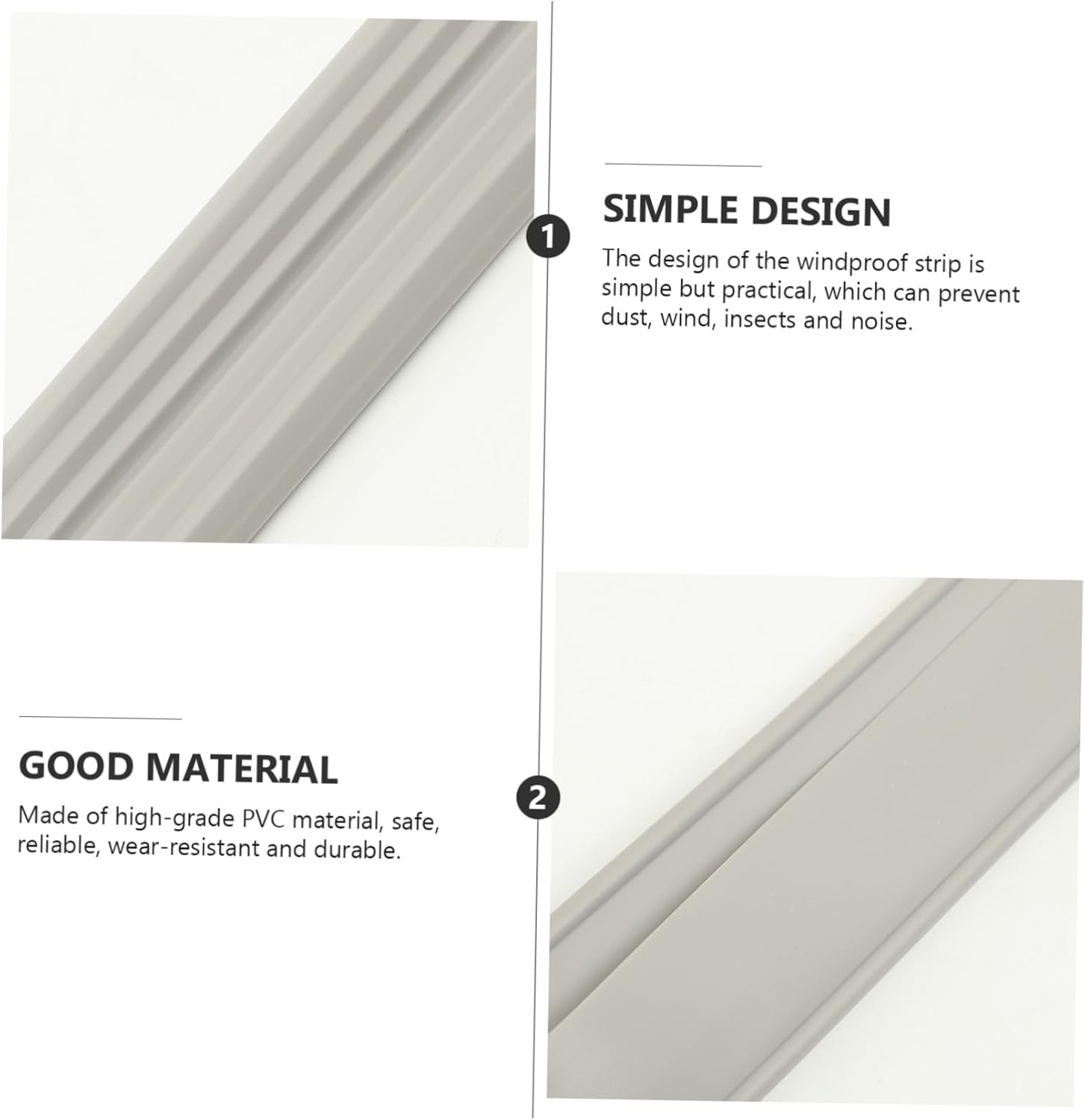 Convenient Draft Stopper for Energy Efficiency and Soundproofing