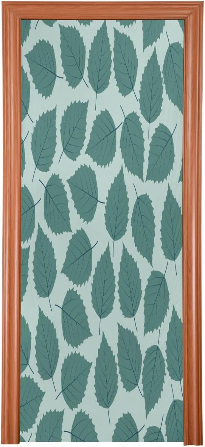Susiyo Leaf Halloween Door Cover 32x79 in