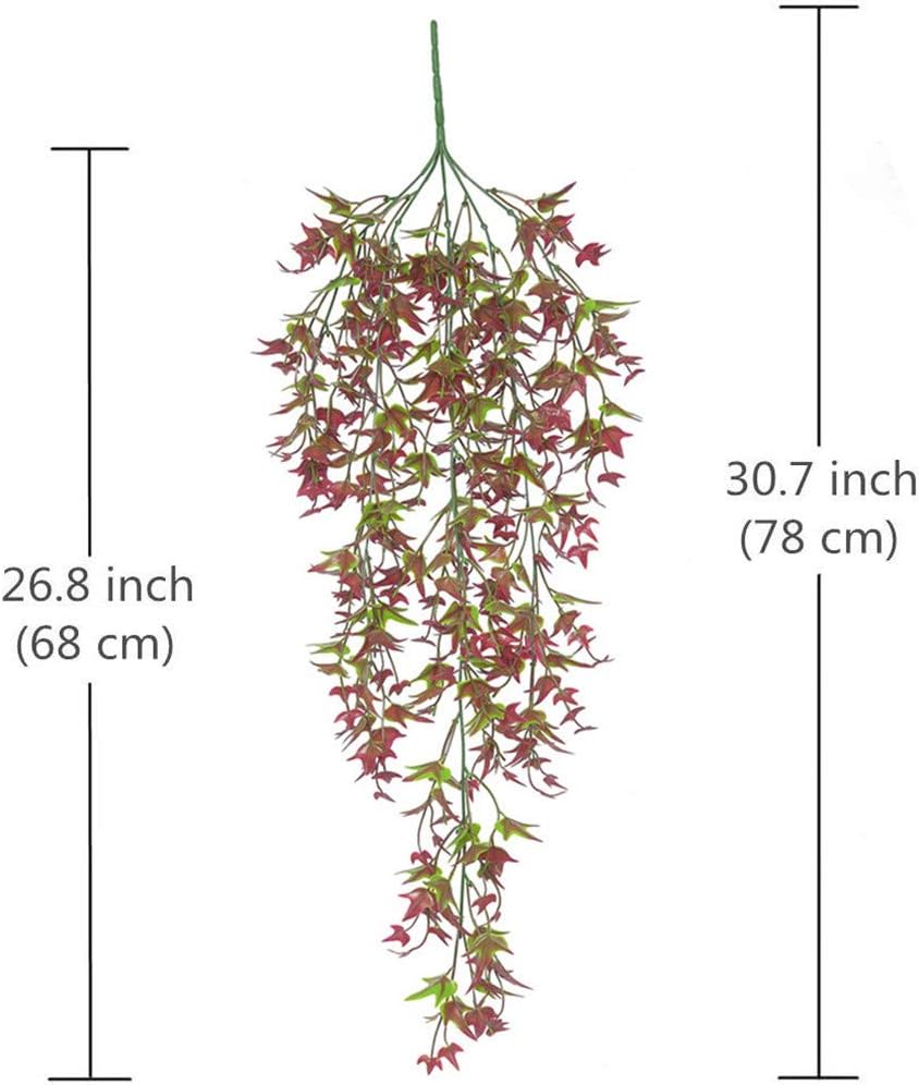 PASYOU Artificial Vine Garland 4 Pack UV Resistant Indoor Outdoor Decor