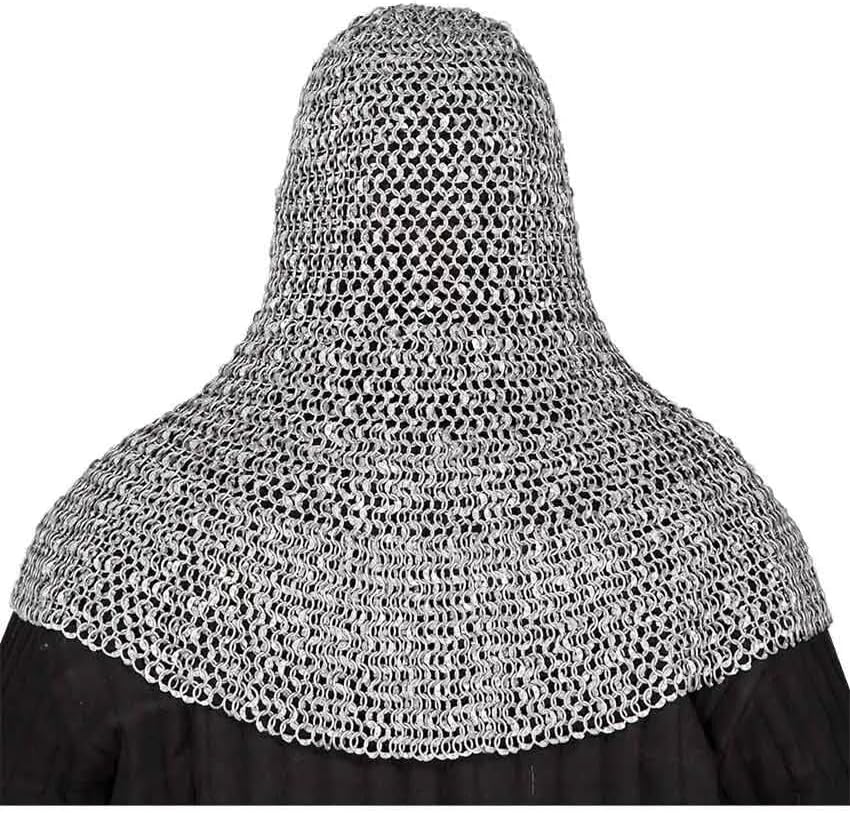 Generic Aluminum Round Riveted Chainmail Coif