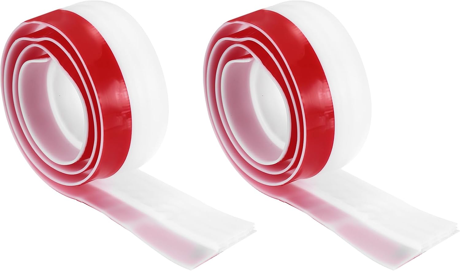PATIKIL Door Draft Stopper 2 Pack 33FT White Silicone Seal Strips