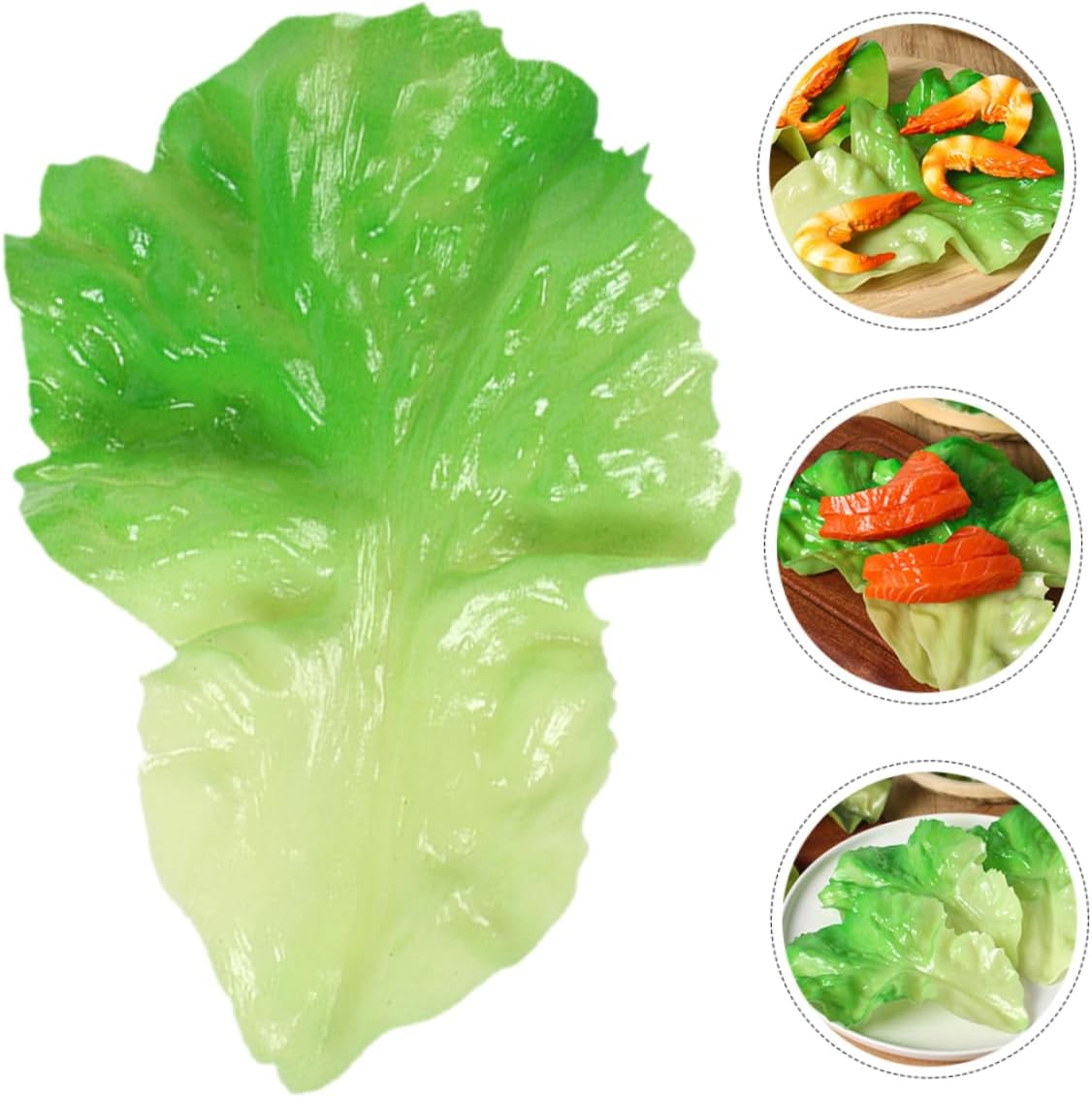 Magiclulu 3pc Realistic Leaf Decoration for Home Restaurant Event Decor