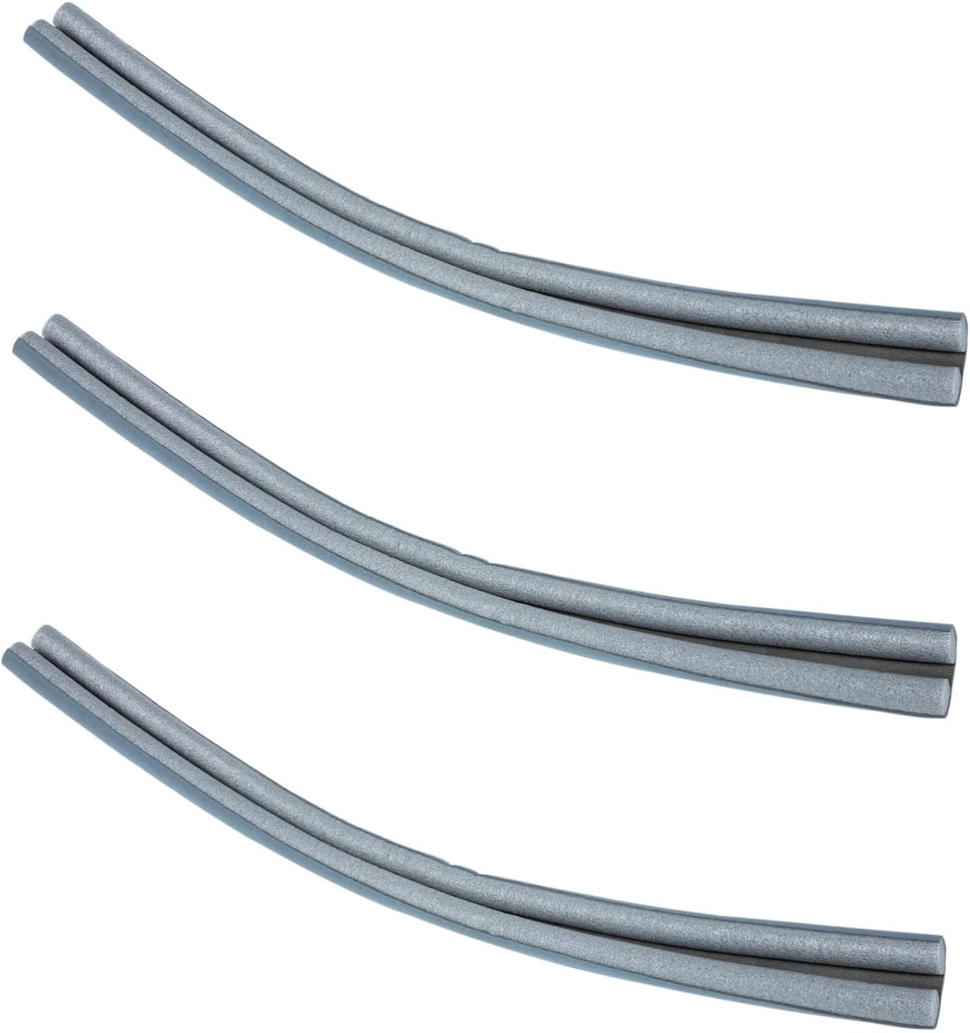 Homoyoyo 3pcs Door Bottom Sealing Strip Windproof Noise Reducing Draft Stopper for Under Door Gaps