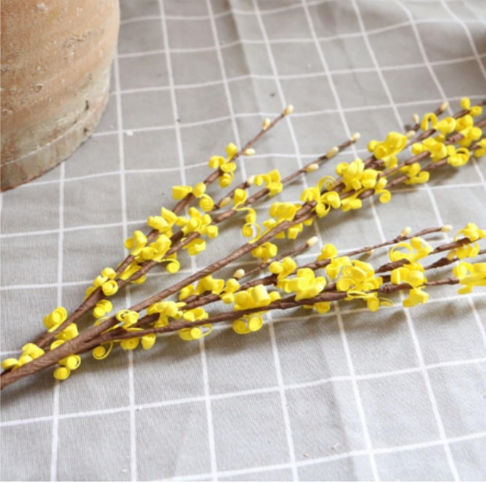 8 Pcs Long Artificial Jasmine Flowers for Wedding and Home Decor
