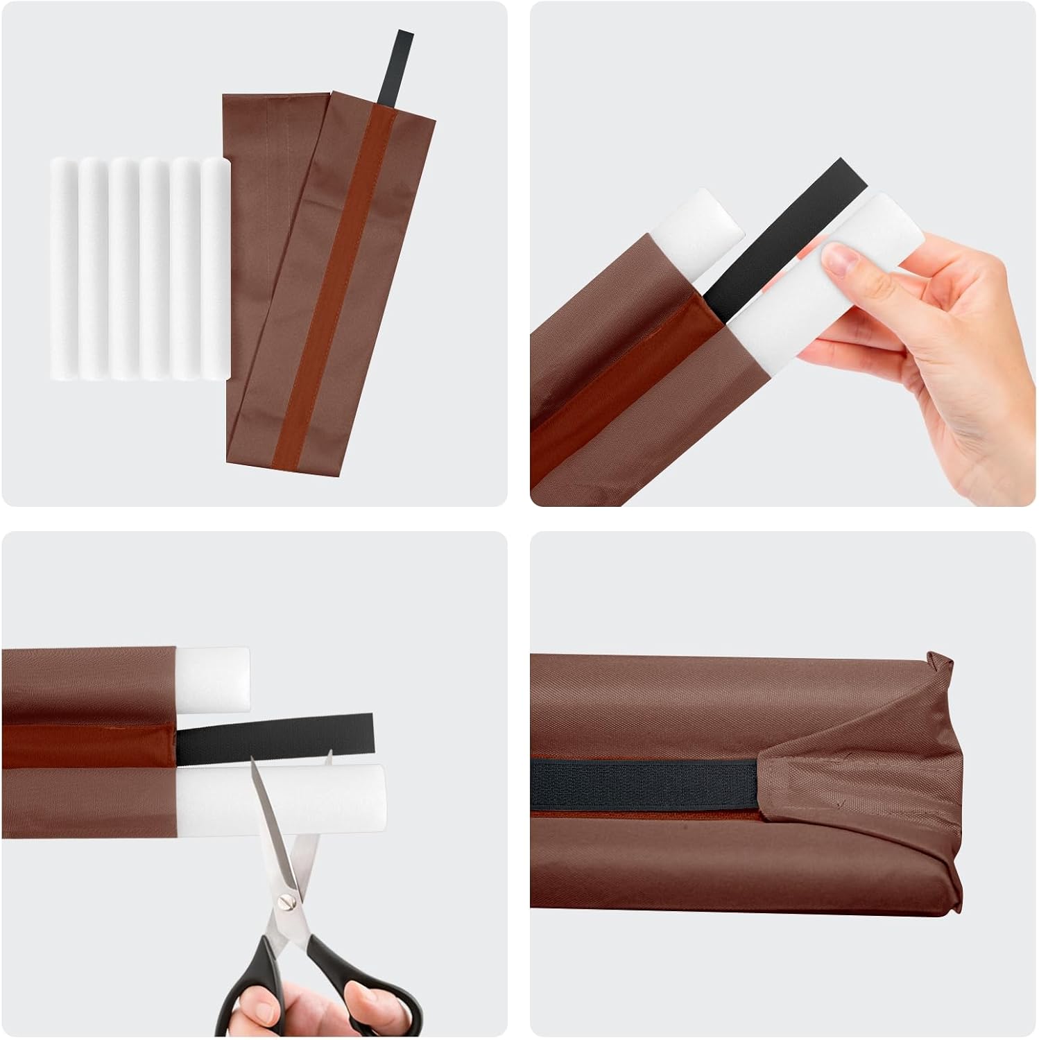 Under Door Draft Stopper 36 Inch Double Sided Noise Blocker