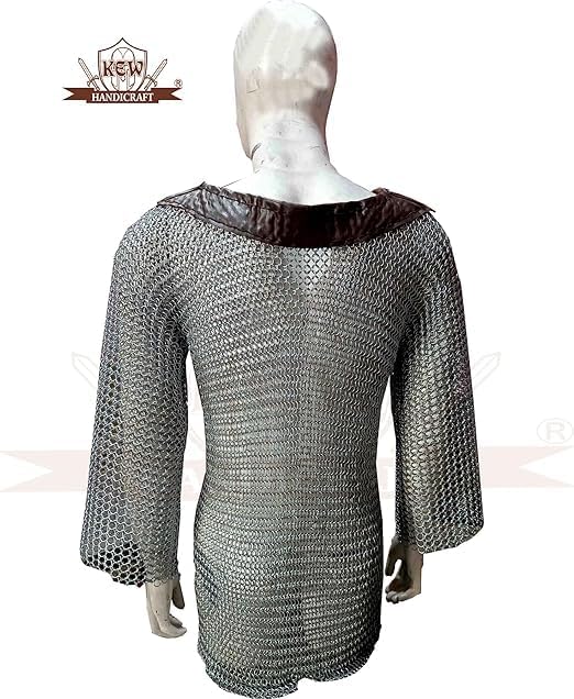 Aluminum Chain Mail Hood Medieval Armor Coif MFC01