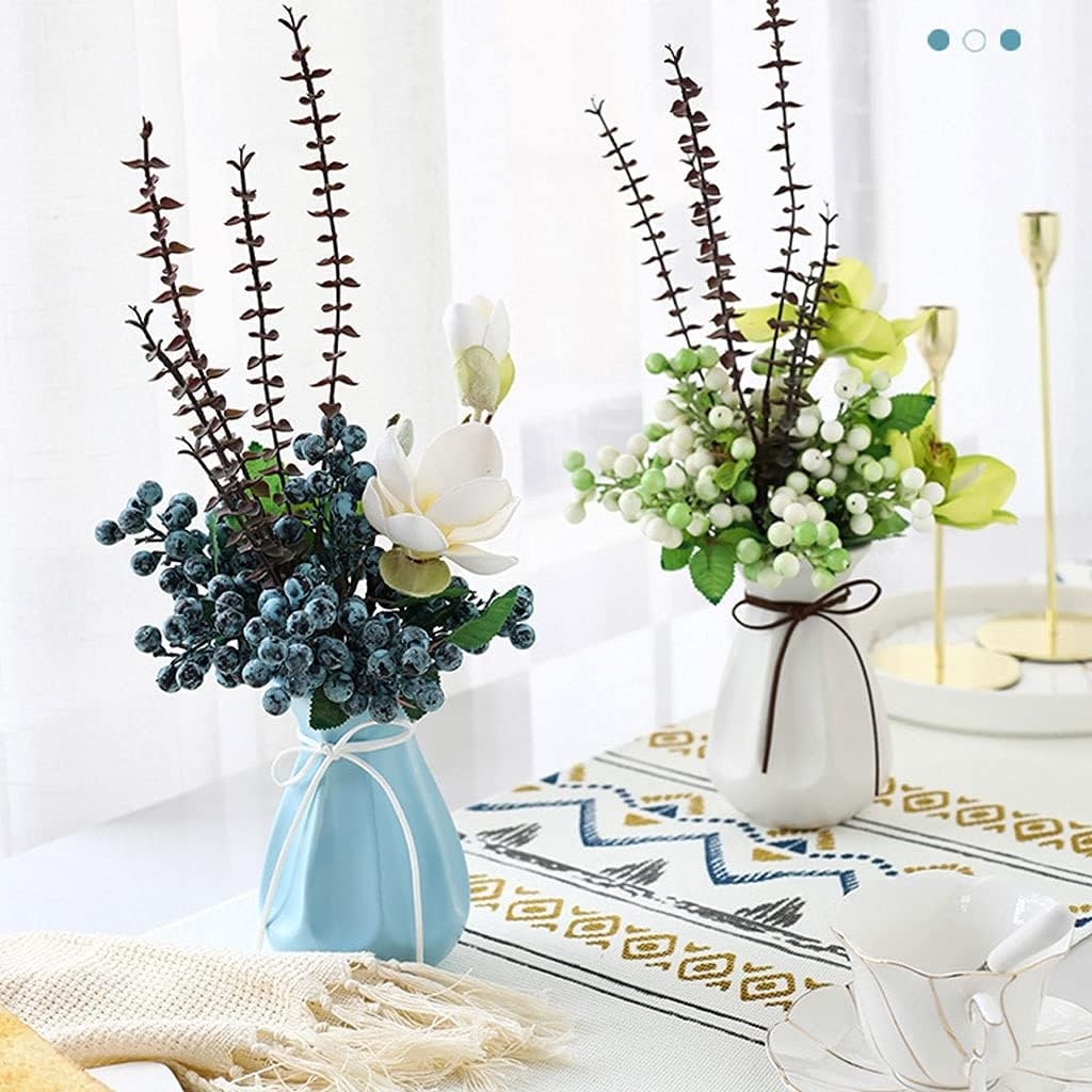 Realistic Artificial Flower Bouquet with Vase
