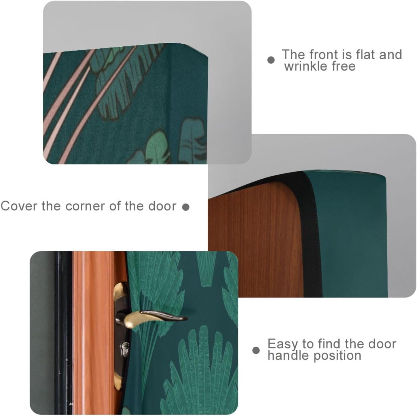 Susiyo Vintage Green Fan Halloween Door Cover