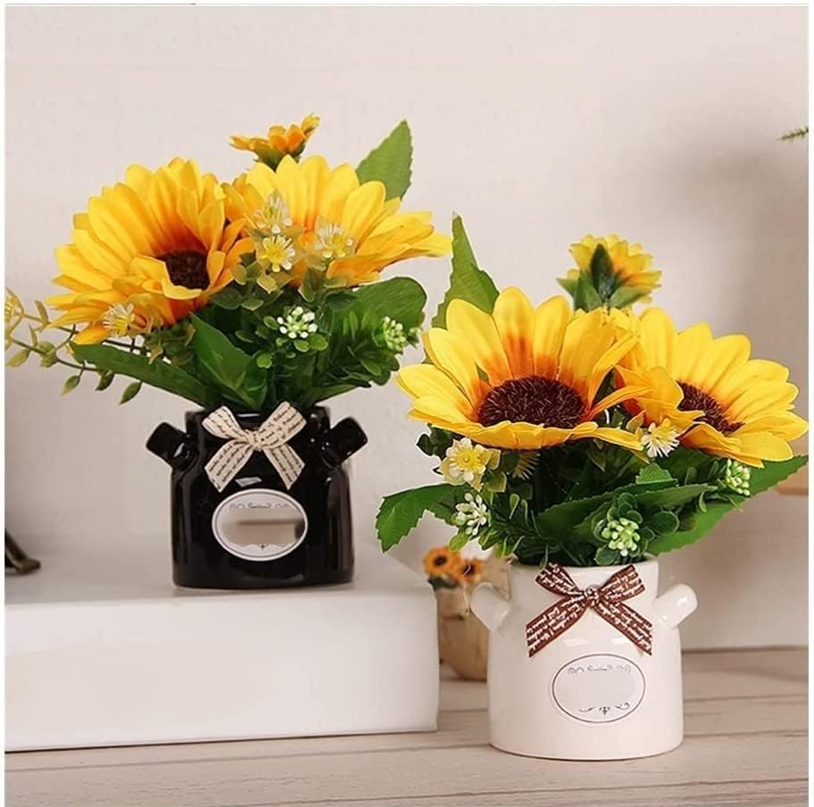 Realistic Artificial Sunflower Bouquet for Home Decor