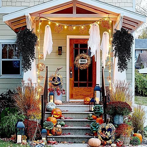 RECUTMS Artificial Hanging Eucalyptus Plant for Wall and Outdoor Decor