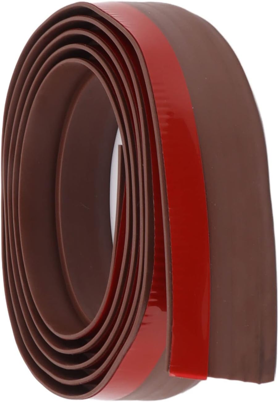 Acouto Under Door Draft Stopper Energy Saving Noise Reducing TPE with Superior Adhesion 66ft Brown