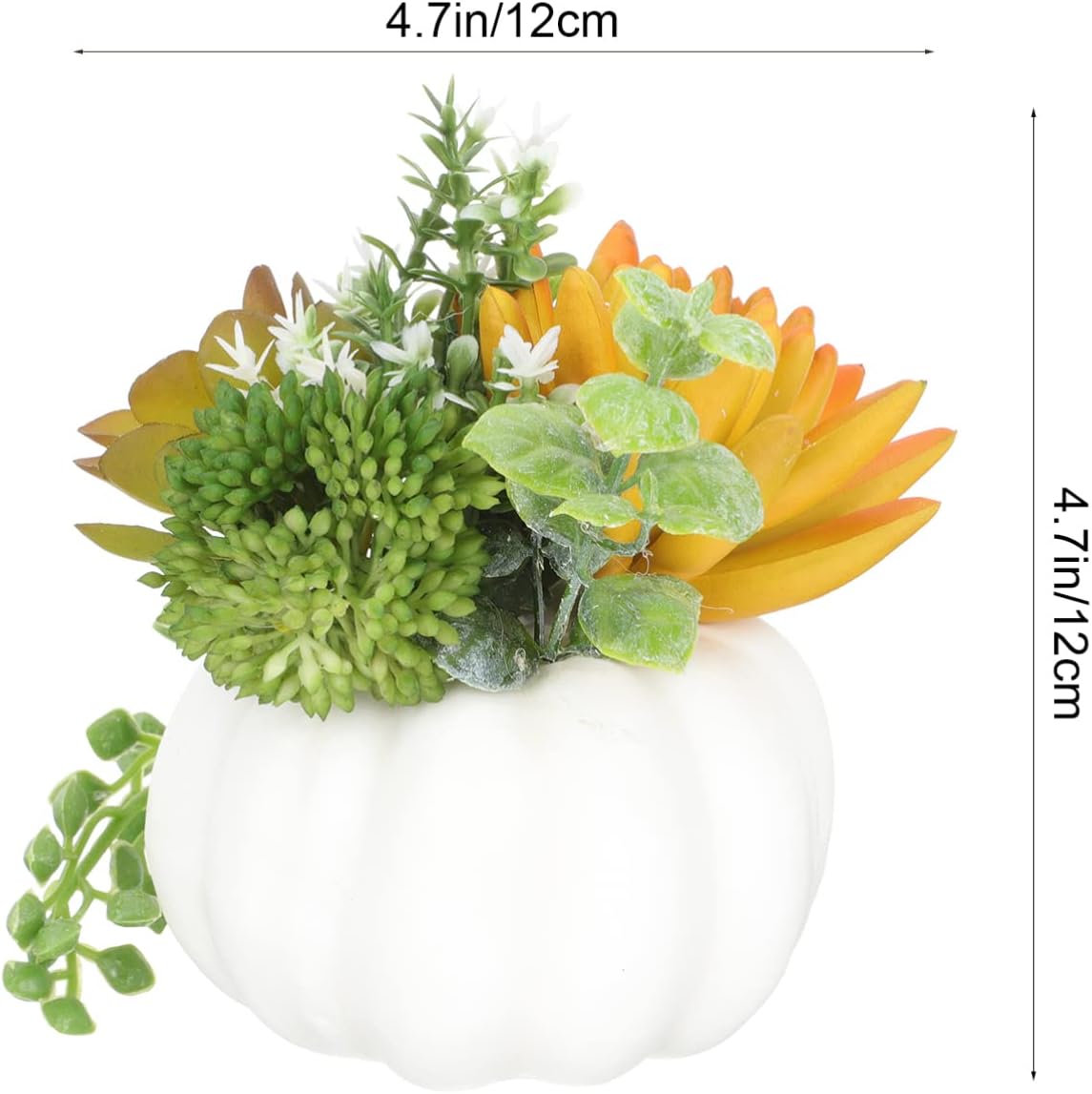 LIOOBO Artificial Pumpkin Bonsai Plant Decoration for Home Office