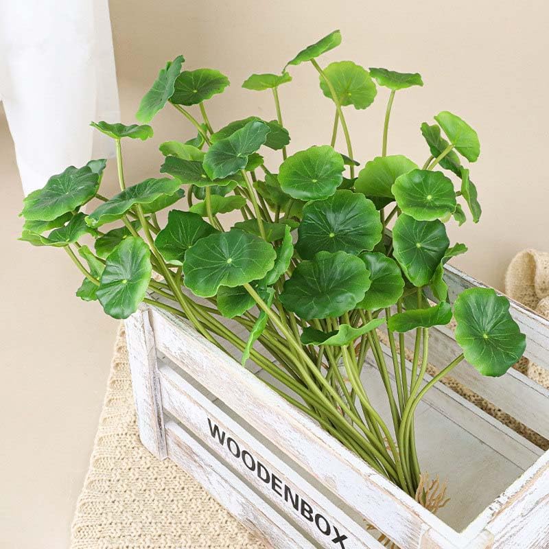 3pcs Small Fake Lotus Plants with Roots and Leaves for Home Office Table Decor
