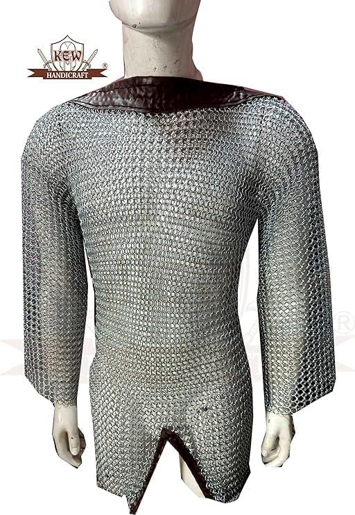 Aluminum Chain Mail Hood Medieval Armor Coif MFC01