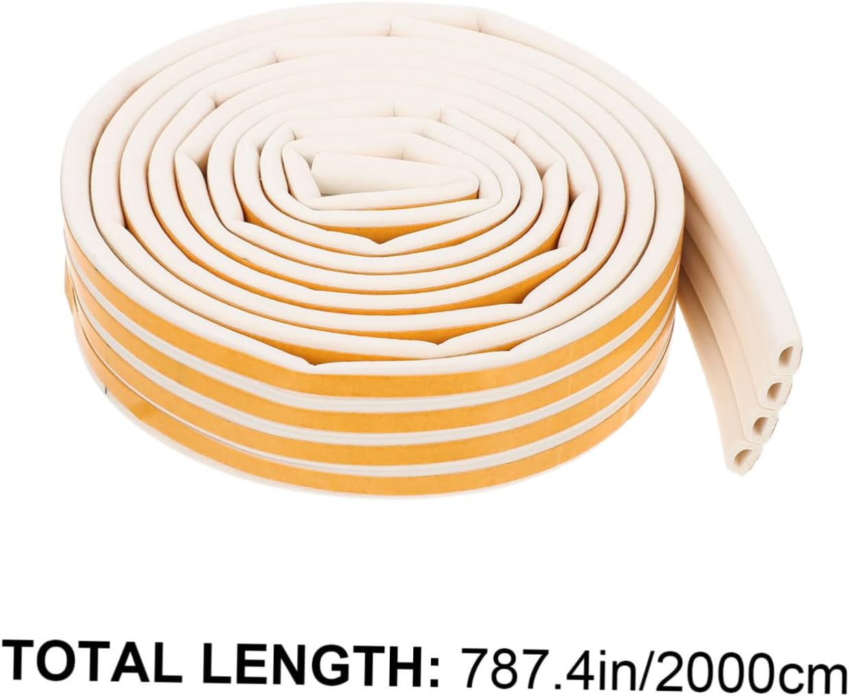 Under Door Weather Stripping Seal Strip Self-Adhesive Draft Stopper for Doors and Windows