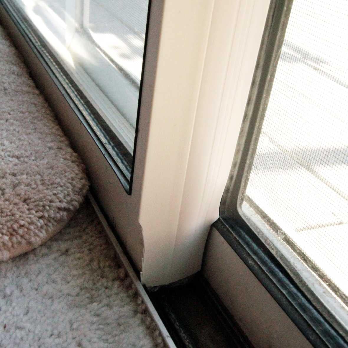 Dragon Pet Door Sliding Draft Stopper 81 in White