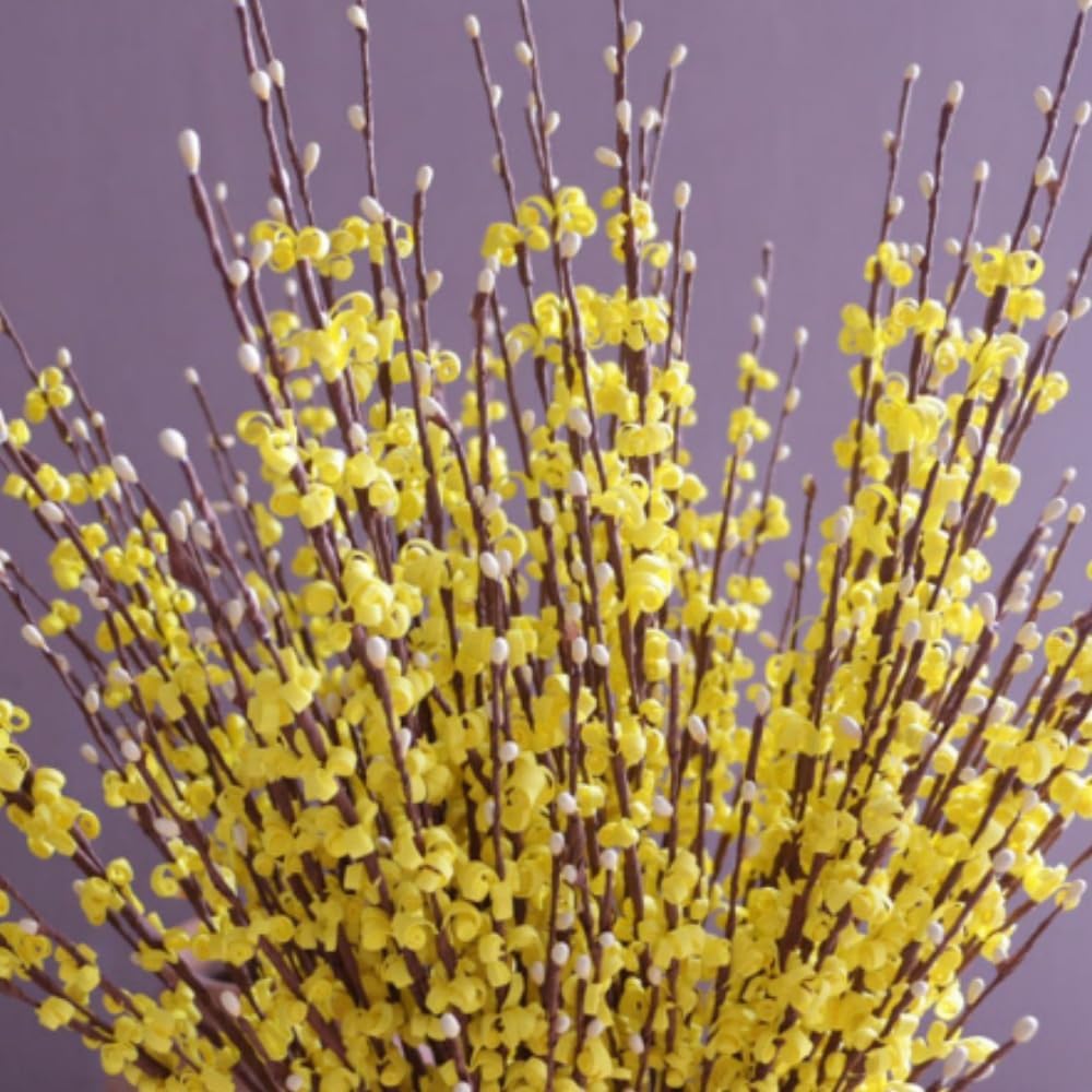 8 Pcs Long Artificial Jasmine Flowers for Wedding and Home Decor