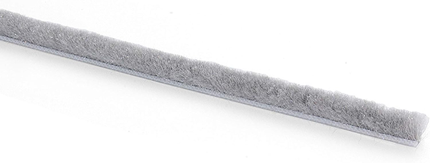 Emuca Adhesive Draft Excluder 7mm Grey Roll 10m