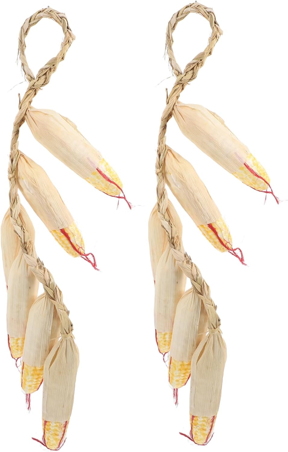 Unomor 2Pcs Realistic Artificial Corn Hanging Decor