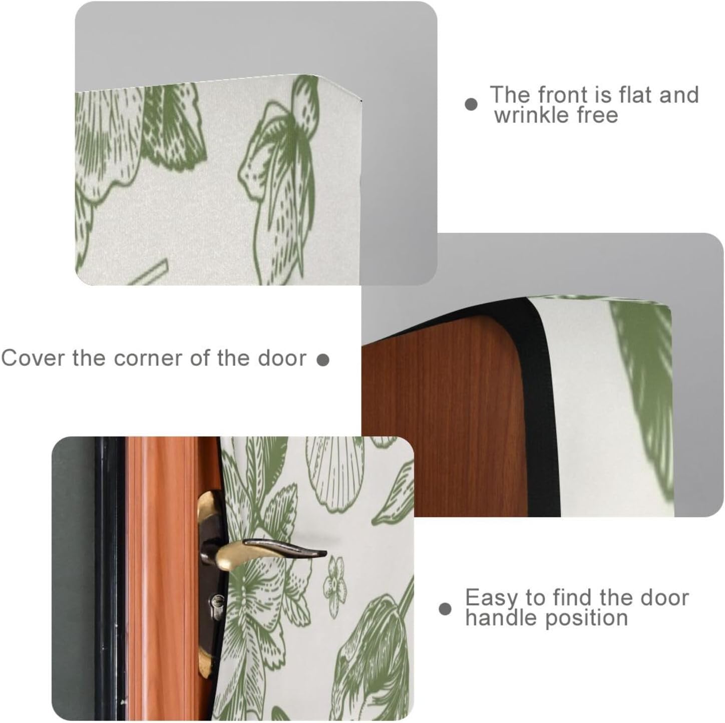 Susiyo Running Rabbit Halloween Door Cover Stretch Fabric Door Decoration for Home and Party