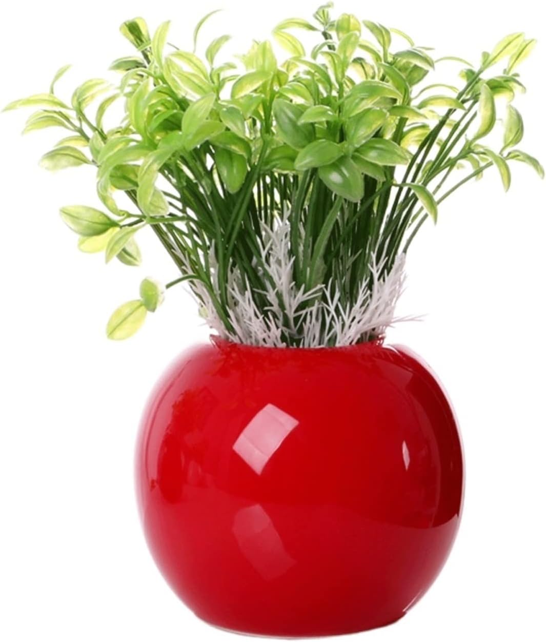 Faux Potted Artificial Plants in Ceramic Pots for Indoor Decor